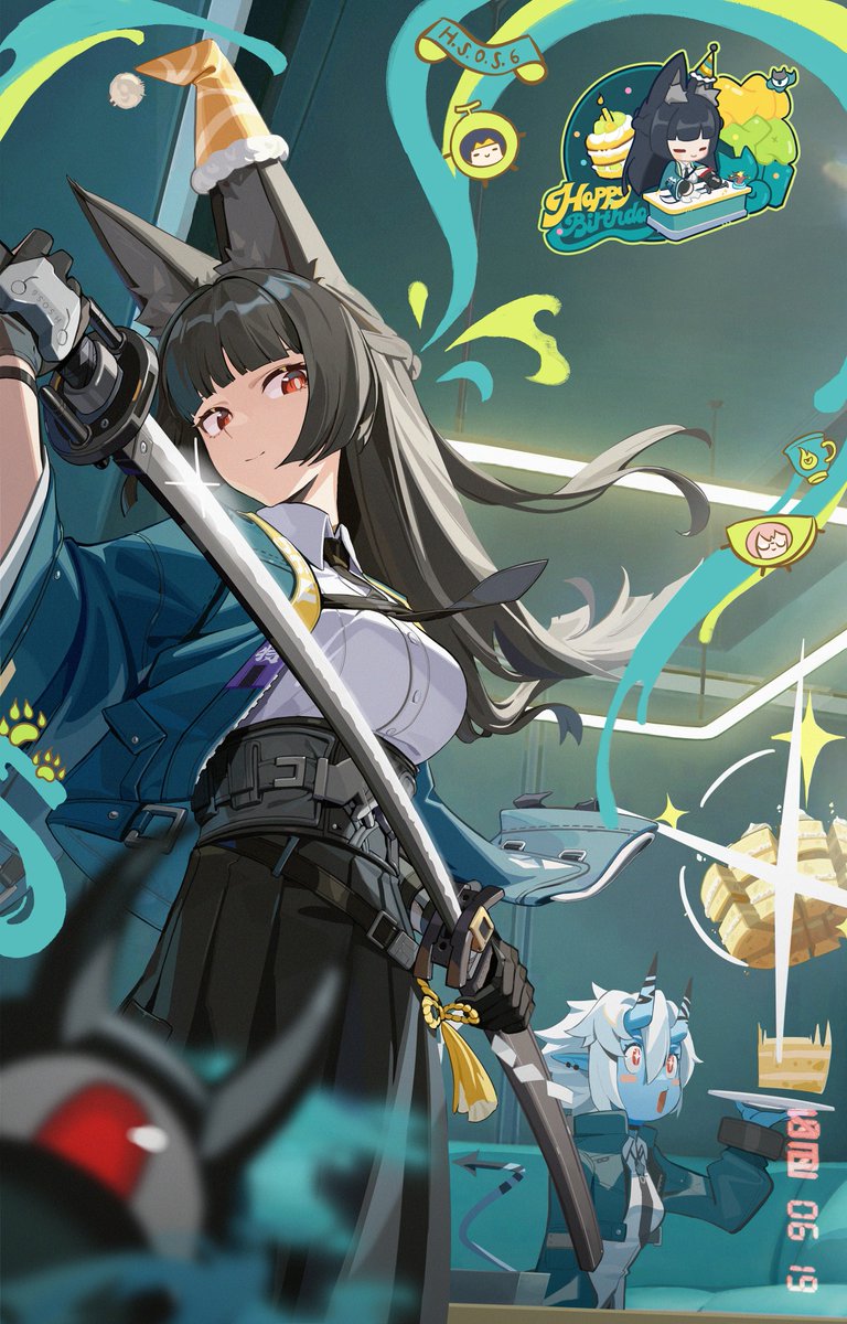 Miyabi & Pulchra Birthday Arts 💖 #ZenlessZoneZero #ゼンゼロ #ZZZ