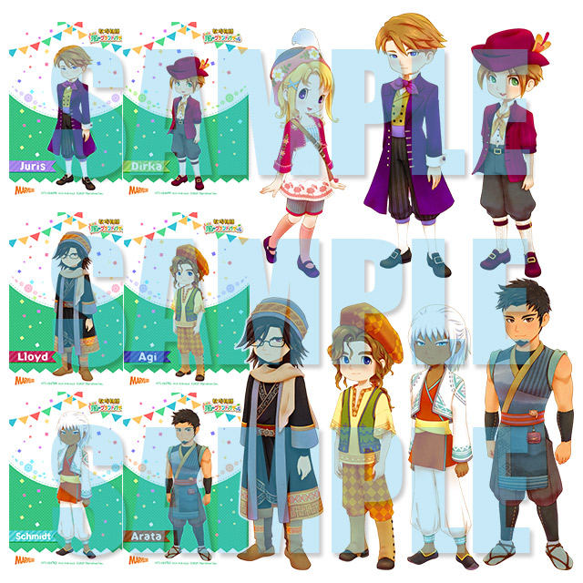 牧場物語 Let's！風のグランドバザール アクリルスタンド ブロマイド