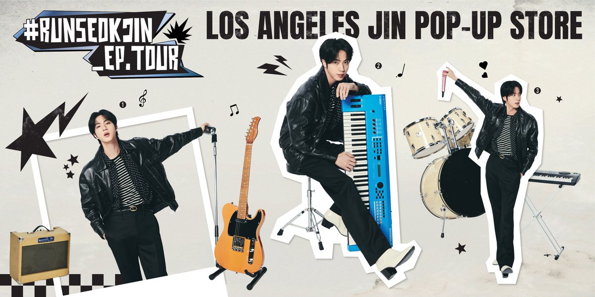 NOTICE] 진 (Jin) 'RUNSEOKJIN_EP.TOUR' Los Angeles Pop-up