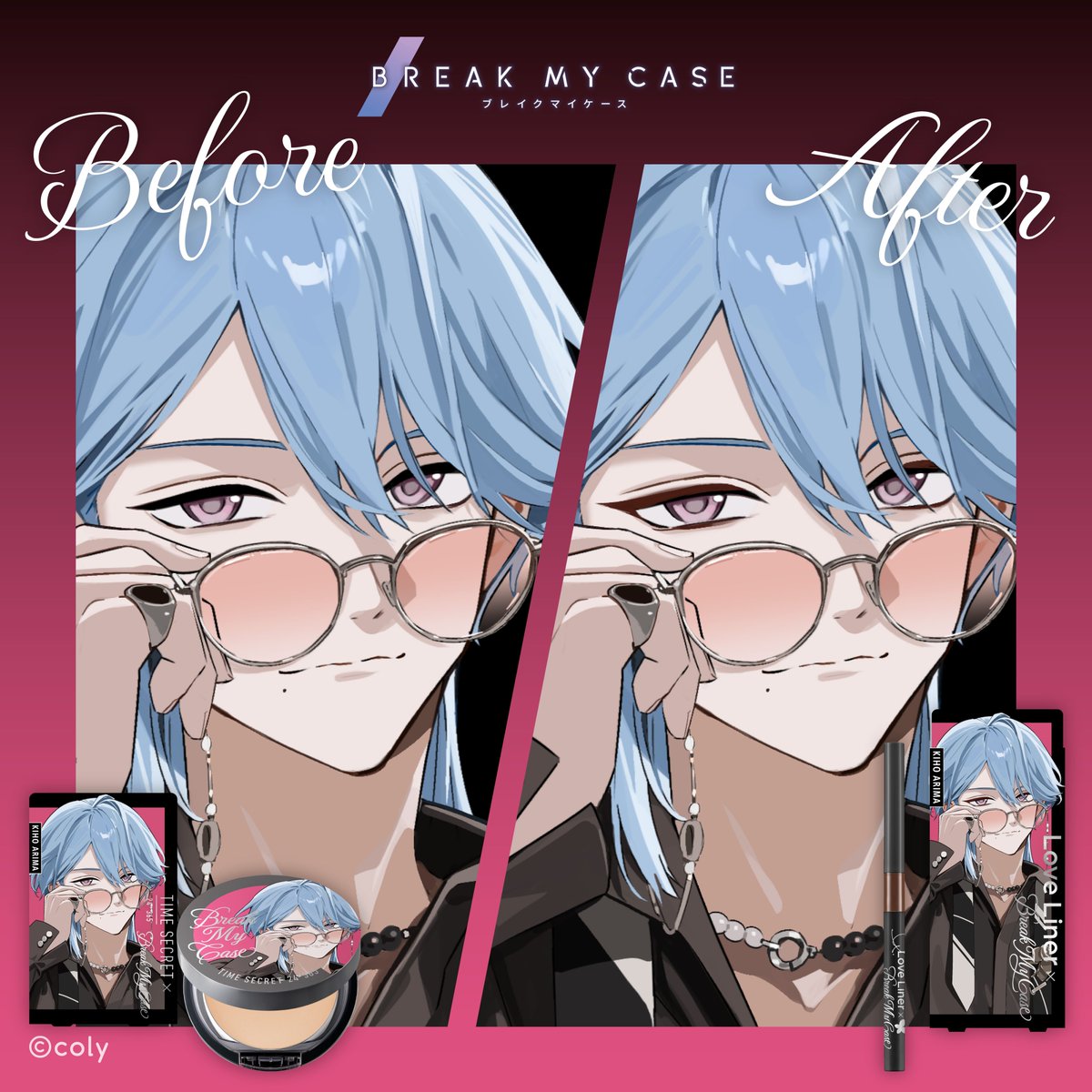 ペンシルアイライナー／ミディアムブラウン担当の在間樹帆さん。 ラブ