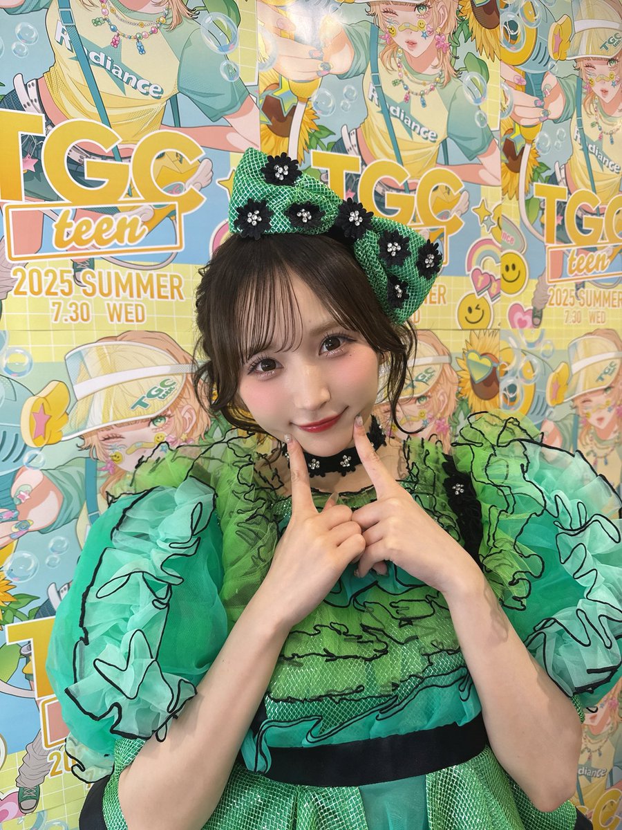 TGC teen 2025 Summer ありがとうございました🏖 CANDY TUNEのミント