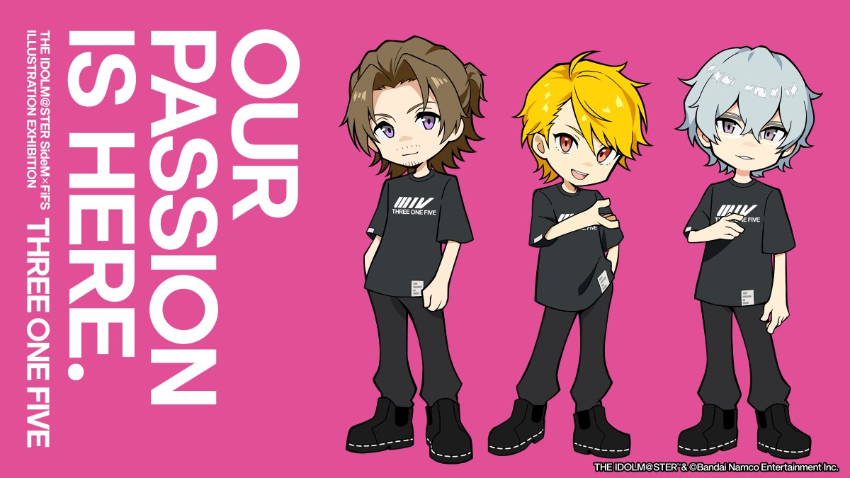 ◢◤ 本日開幕 ◢◤ アイドルマスター SideM × FiFS イラスト展