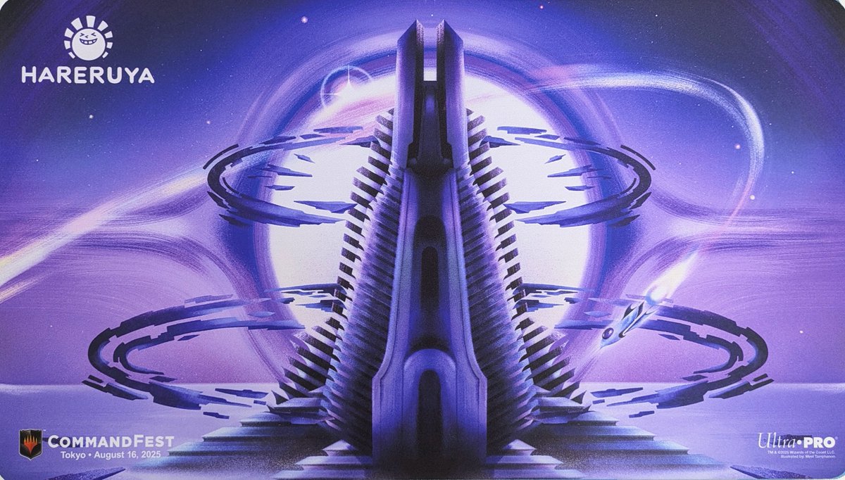 先日開催 コマンドフェスト2025限定プレイマットが 東京MTG通販に入荷