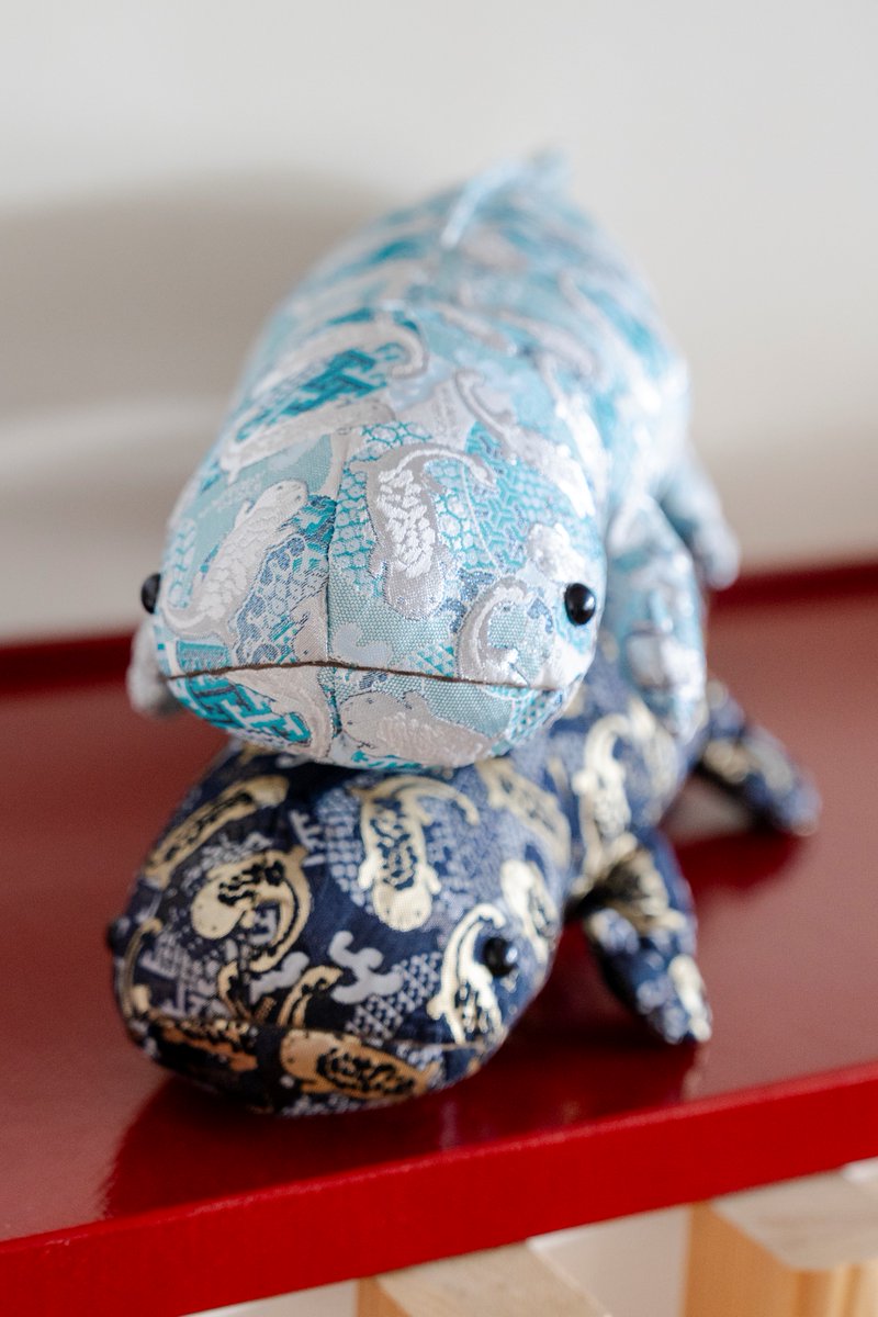 大好評の「西陣織金襴シリーズ」 新たにぬいぐるみが仲間入りします