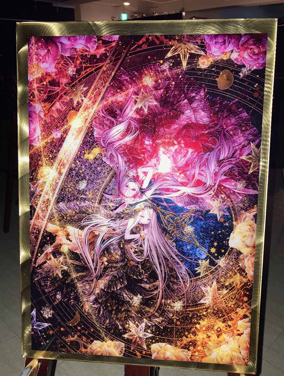 絵師100人展13 複製原画 金烏玉兎の渾天儀 てぃんくる