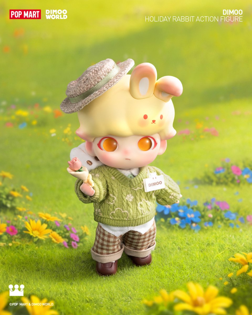 🆕DIMOO Holiday Rabbit アクションフィギュア 春らしいやわらかい装い
