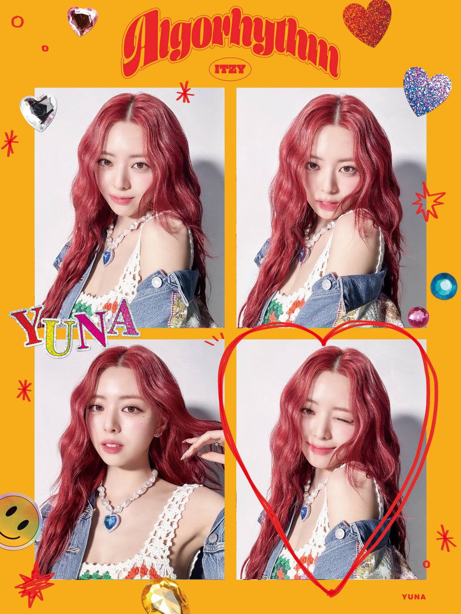 ITZY ユナ チェキ Algorhythm MIDZY JAPAN ITZY「Algorhythm（MIDZY