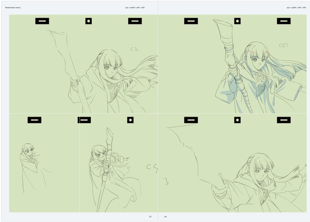葬送のフリーレン 総作画監督&アクションディレクター 仕事集