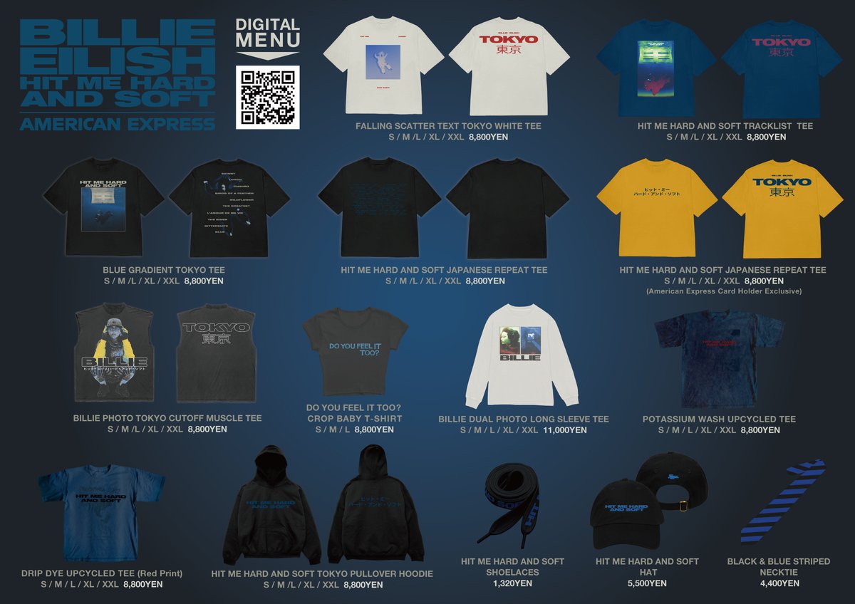 🚨NEWS🚨 #ビリー・アイリッシュ 3日間限定のポップアップストアで販売