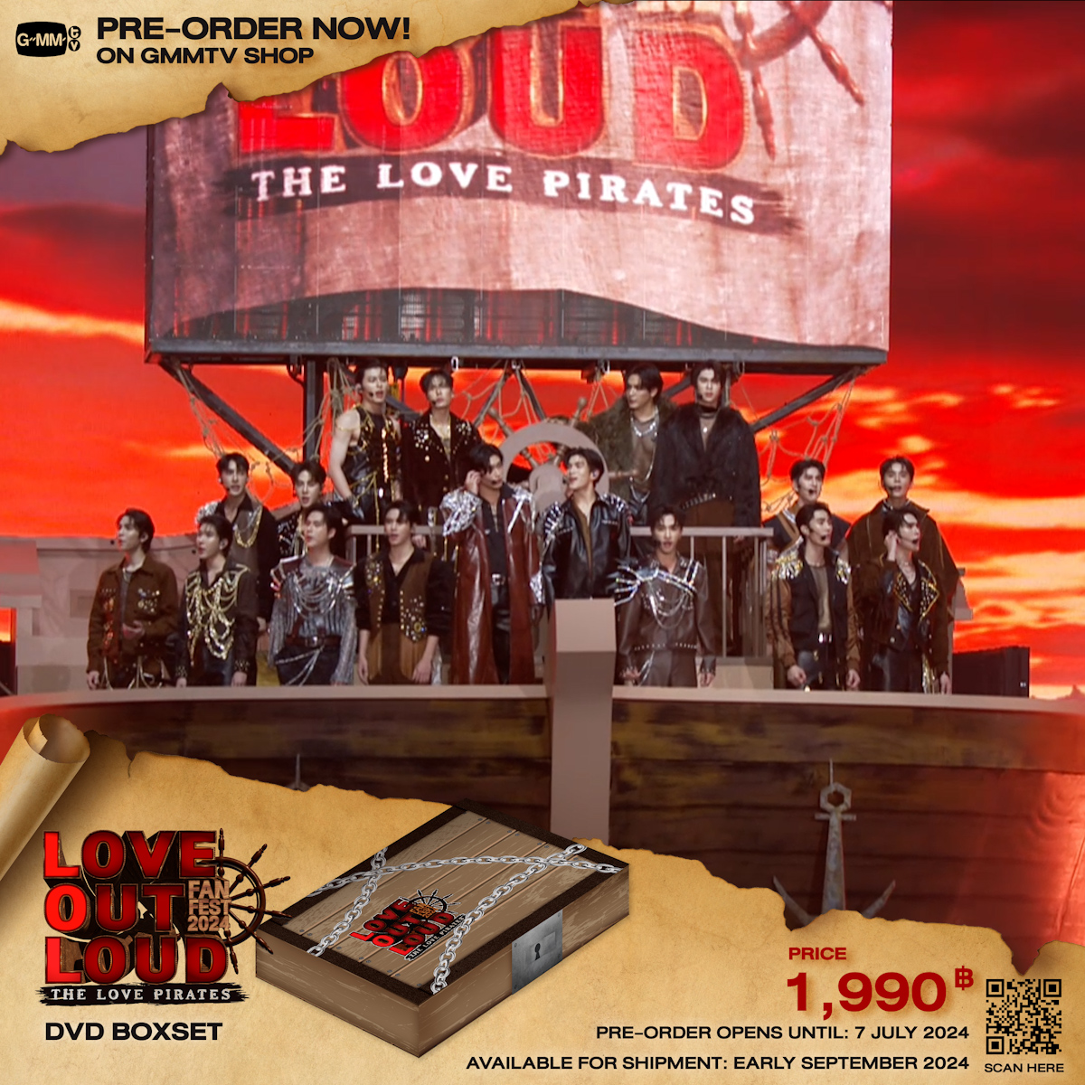 DVD BOXSET LOVE OUT LOUD FAN FEST 2024 : THE LOVE PIRATES is here