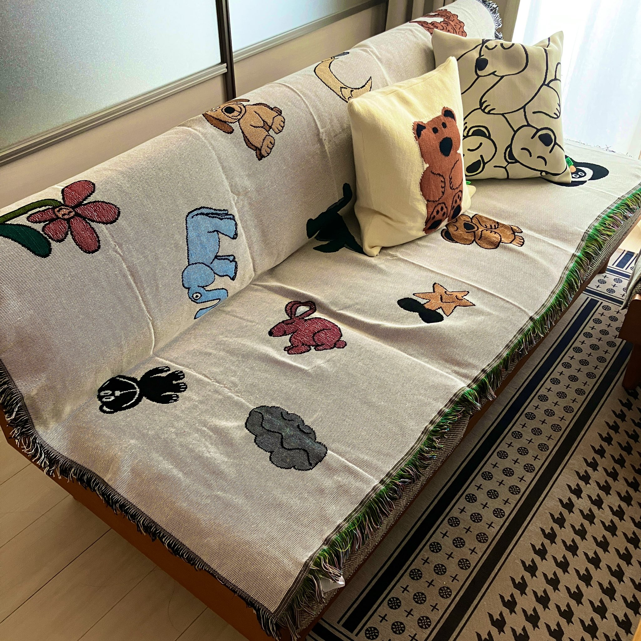 unico×Daisuke Kondo ブラウンケット モノトーン unico×Daisuke Kondo