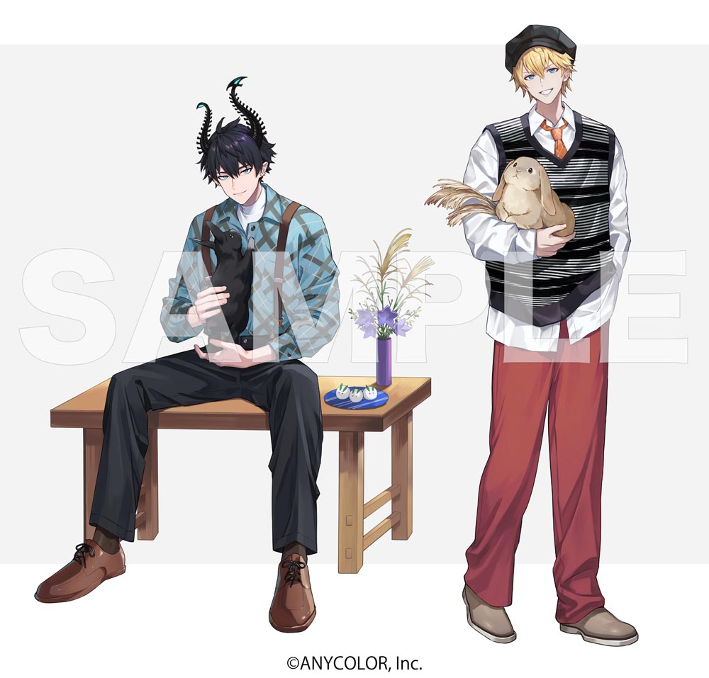 にじさんじ×アニメイトカフェ」にて、ジョー・力一さん、エクス