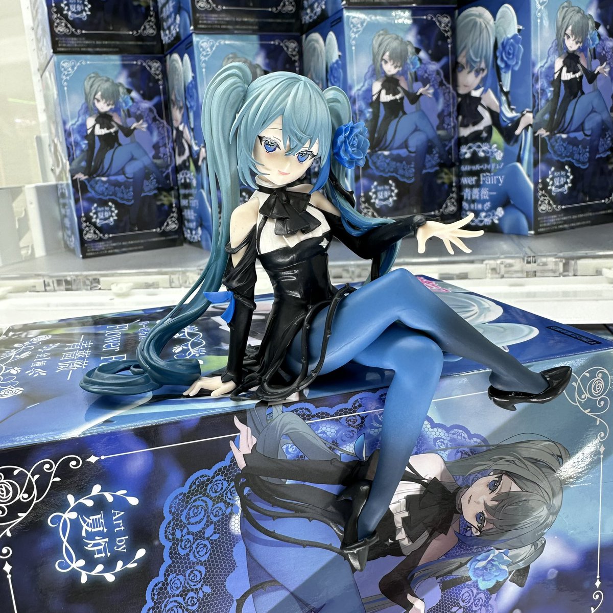 初音ミク ぬーどるストッパーフィギュア Flower Fairyー青薔薇ー 展開