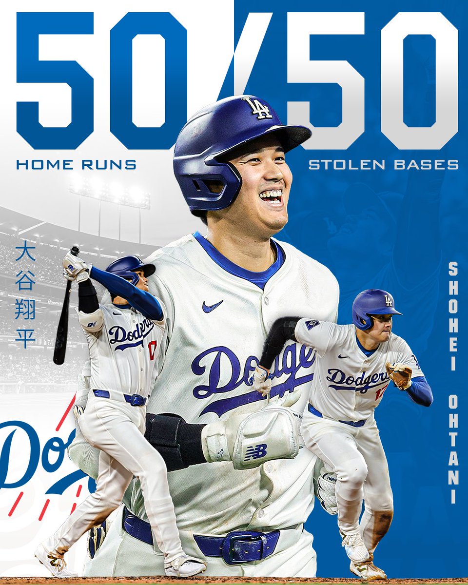 50/50 for Shohei Ohtani! We are watching a 🦄