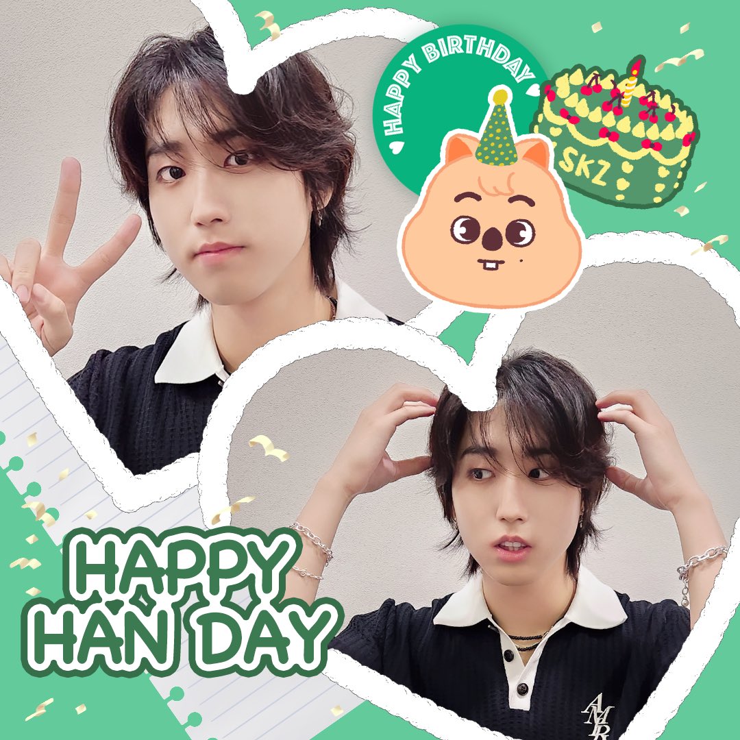 🐿HAPPY BIRTHDAY HAN🐿 スキズの小さくて大切なハン！ お誕生日