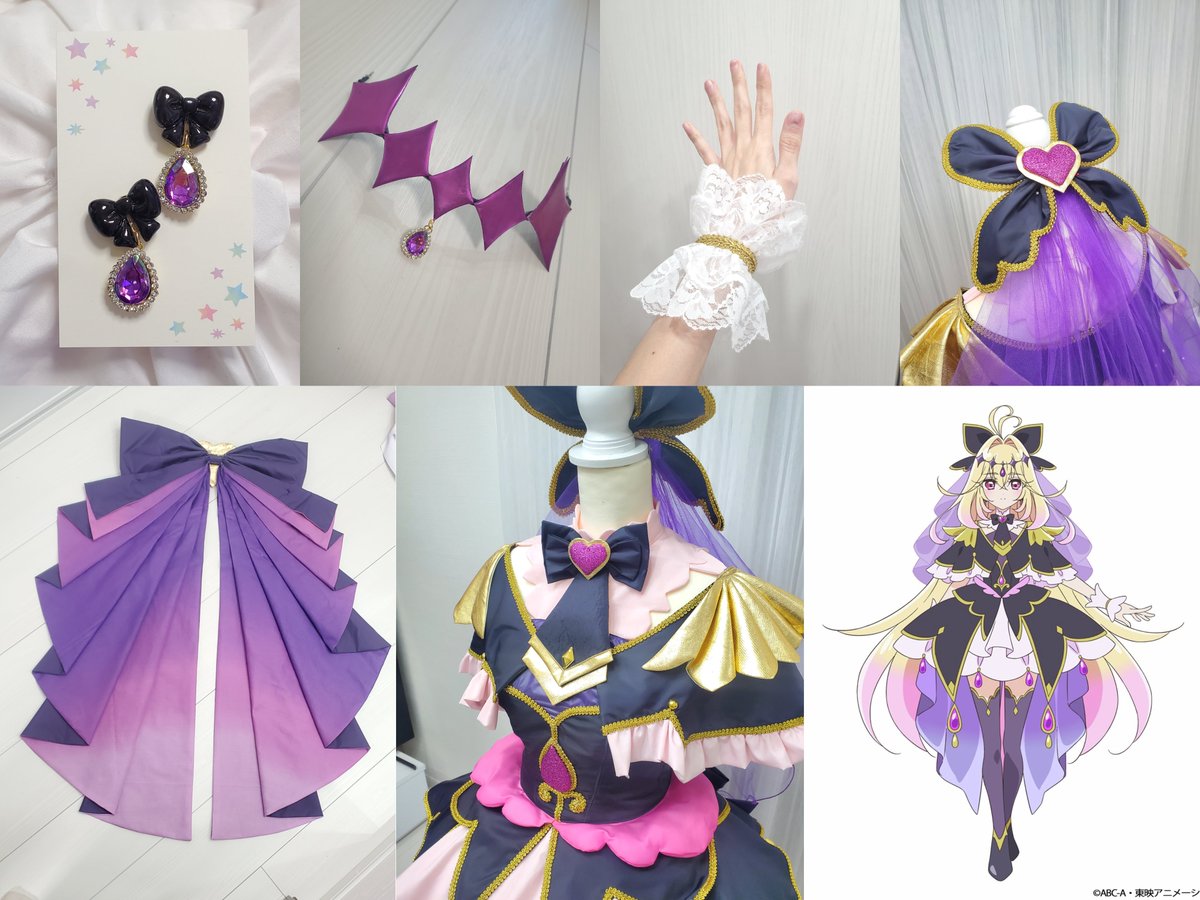 名探偵プリキュア キュアアルカナ・シャドウ コスプレ衣装が完成しま