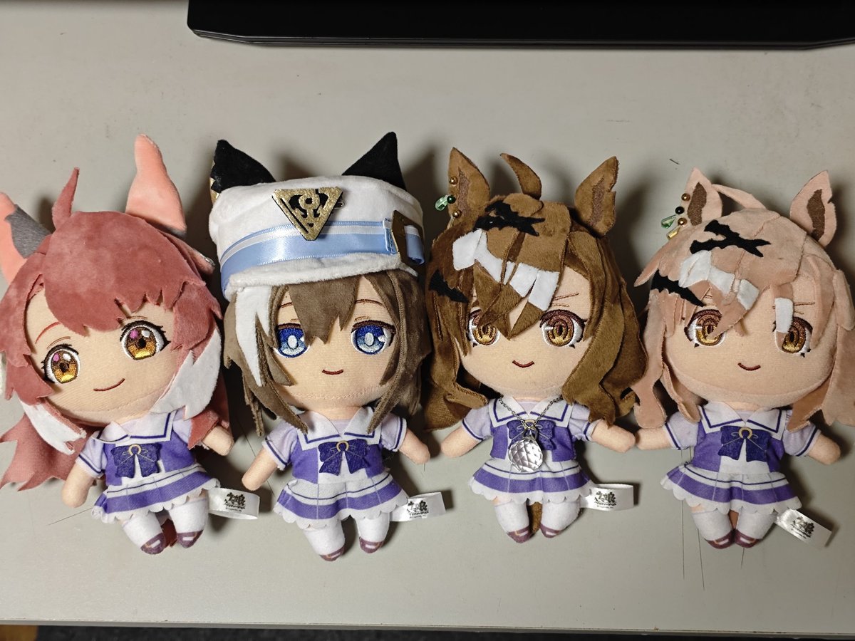 ウマ娘通常ぬいぐるみ（風）ジャングルポケット2代目完成。 ついでに