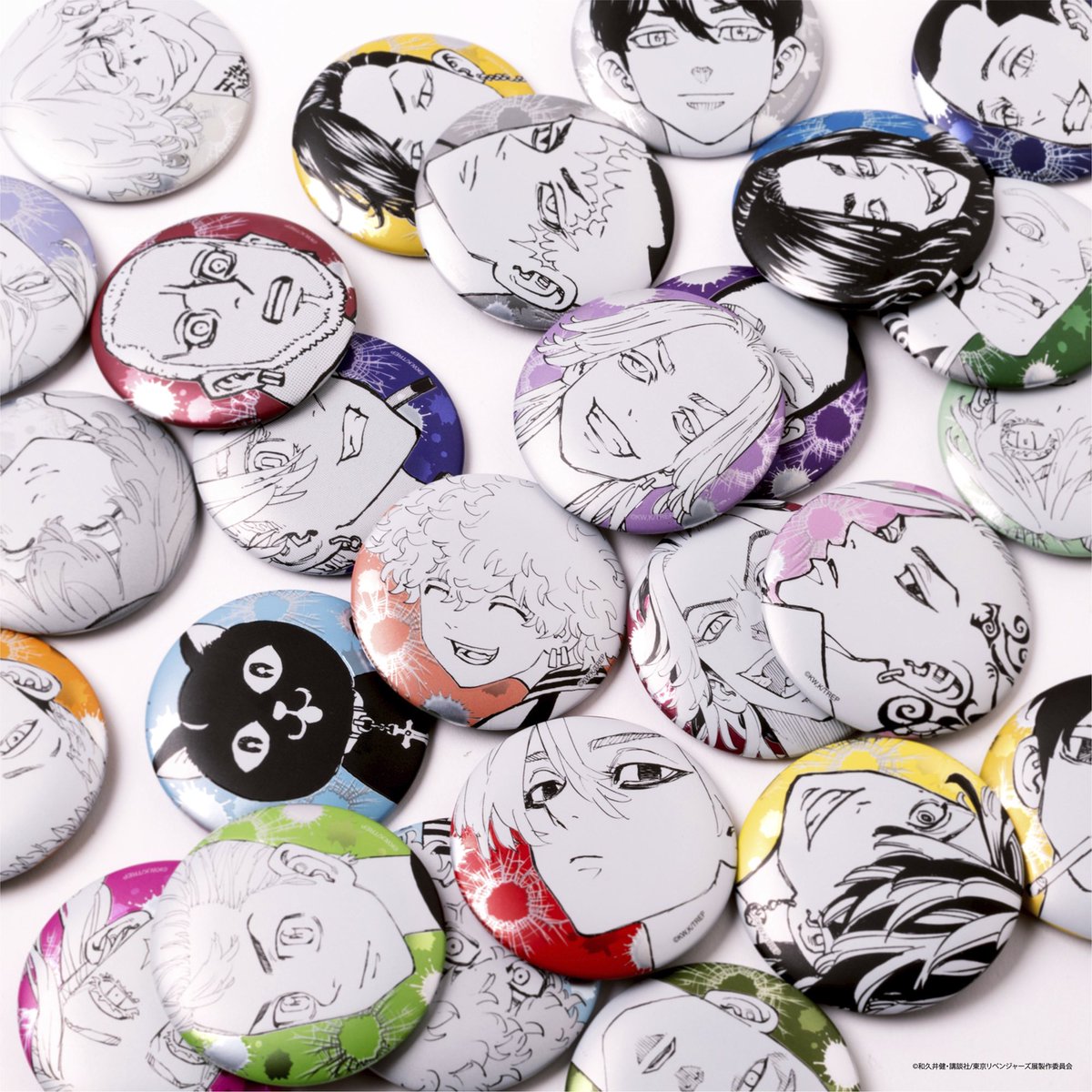 東京リベンジャーズ 原画展 缶バッジ 佐野万次郎 東京リベンジャーズ