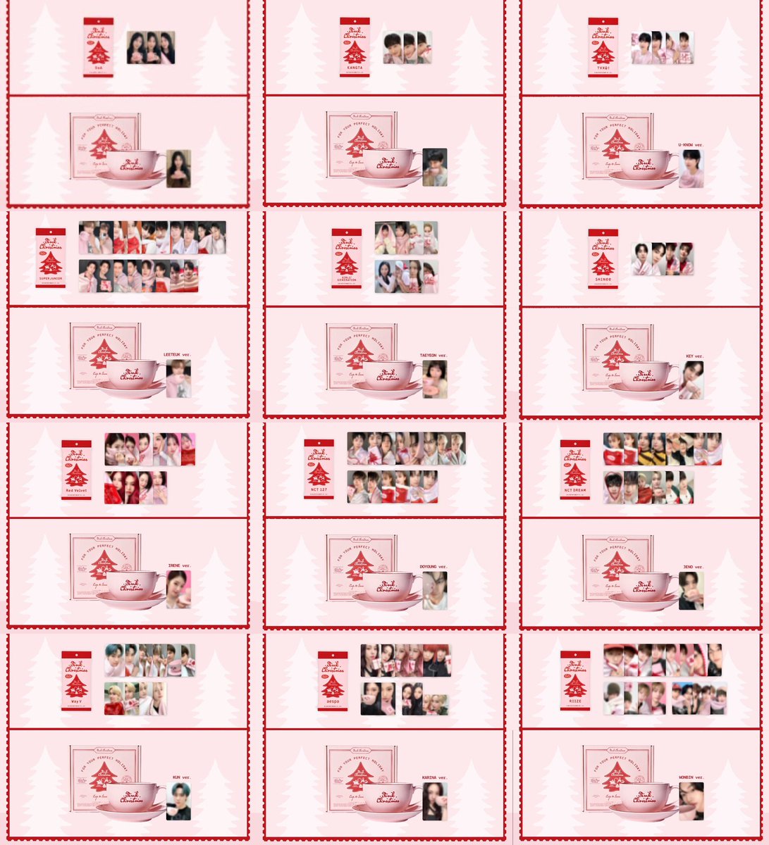 SM 2024 PINK CHRISTMAS MD🎄🩷 ピンククリスマス グッズ予約は本日