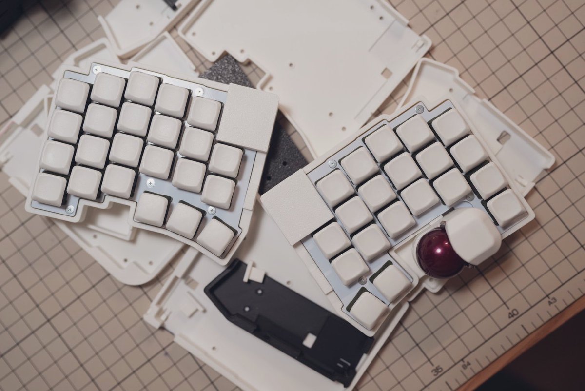 Title: 試作の果てに Keyboard: #roBaish-μ-R ※ #roBa を16mm狭ピッチ