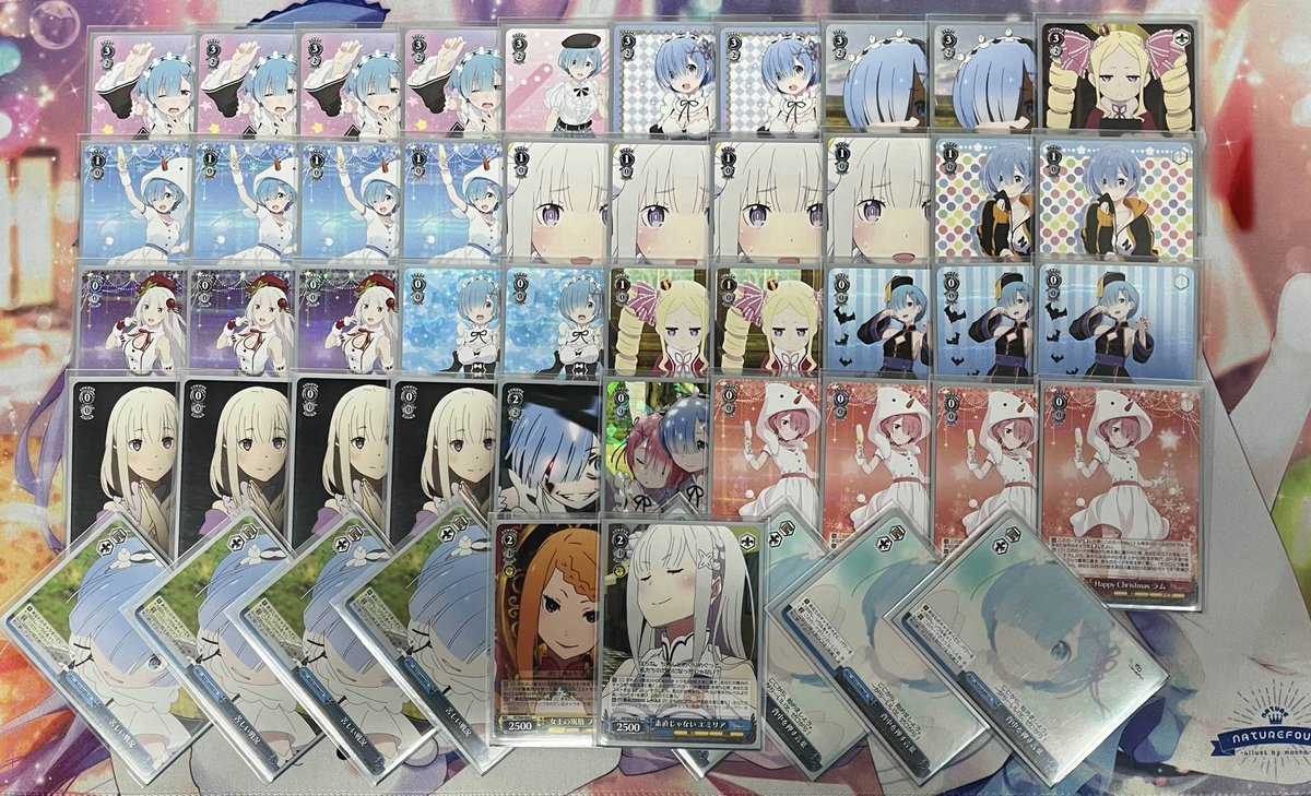 ヴァイスシュヴァルツ リゼロ memory フルレア デッキ＋パーツ