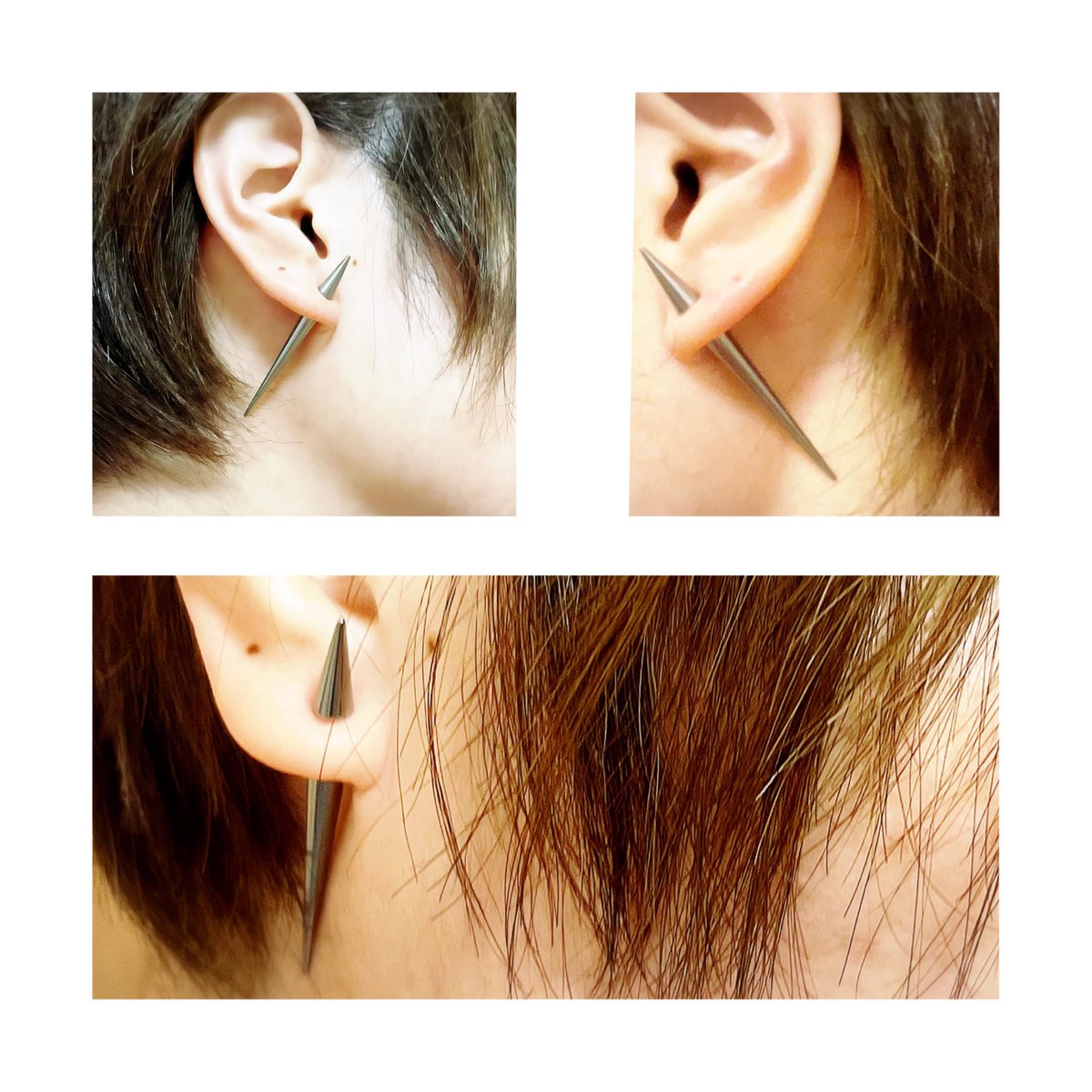 椎名林檎のグッズ唯一ウヱポン円錐（ピアス）を1つ購入しまして、本日