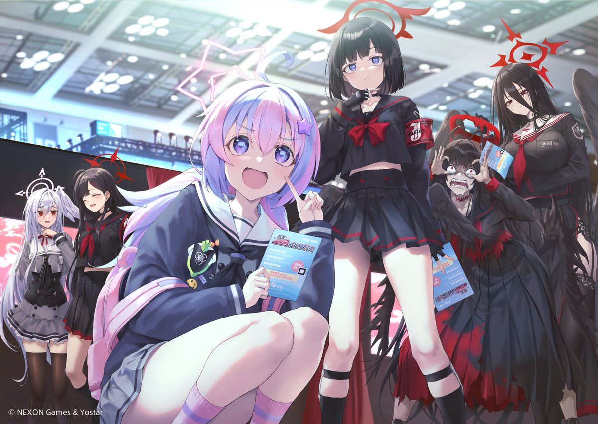 ブルーアーカイブ 4周年記念イラストを描かせて頂きました！「ブルアカ