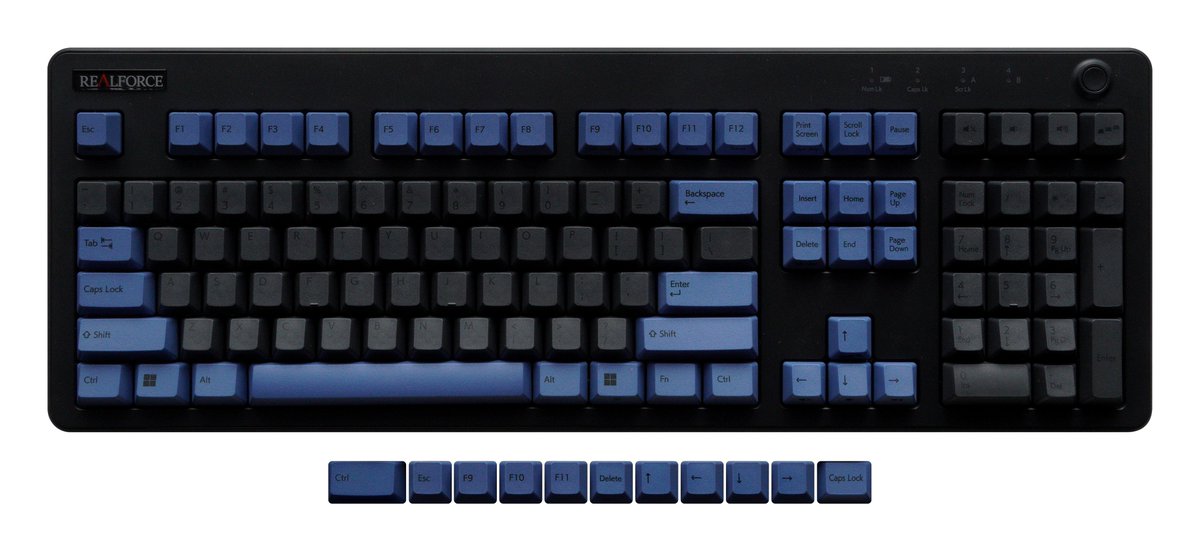 東プレ #REALFORCE R3 / R3S 用カラーキーキャップセットの新⾊登場
