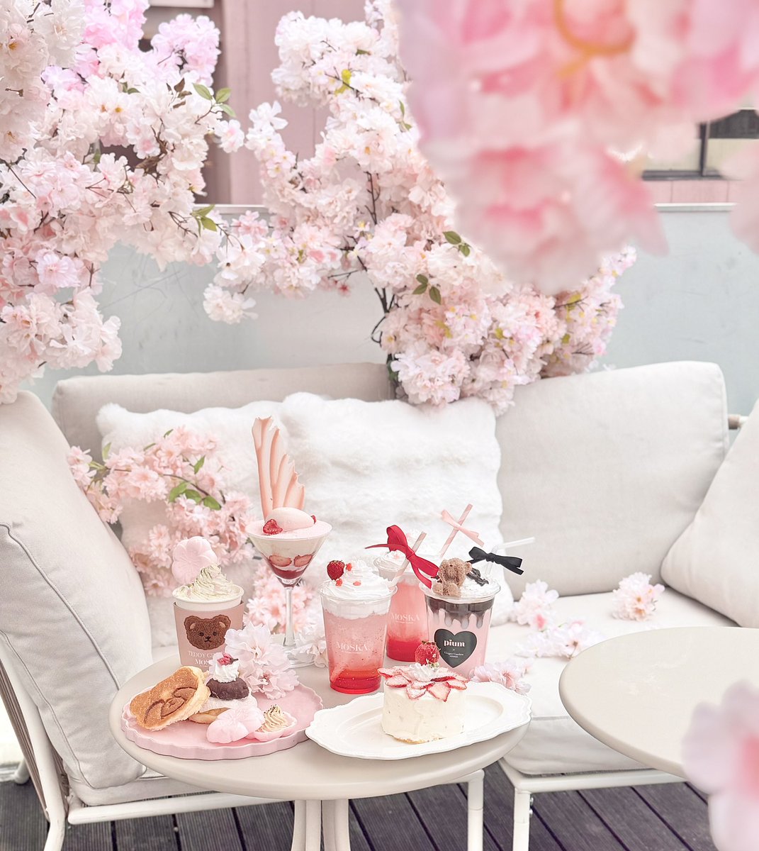 🌸🤍🌸🤍🌸🤍🌸🤍🌸🤍🌸🤍🌸 \NEW OPEN!!/ 桜ガーデンテラスカフェ