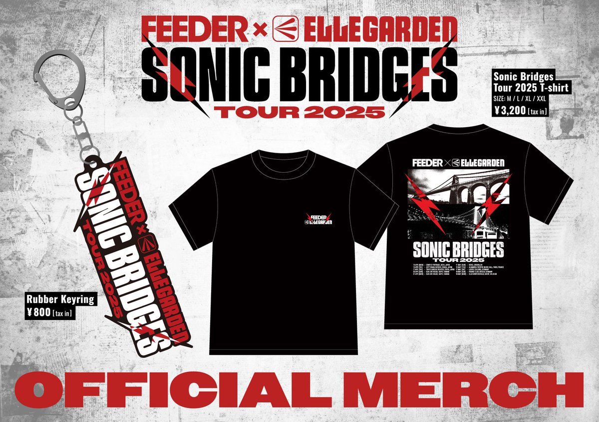 FEEDER x ELLEGARDEN Sonic Bridges Tour 2025