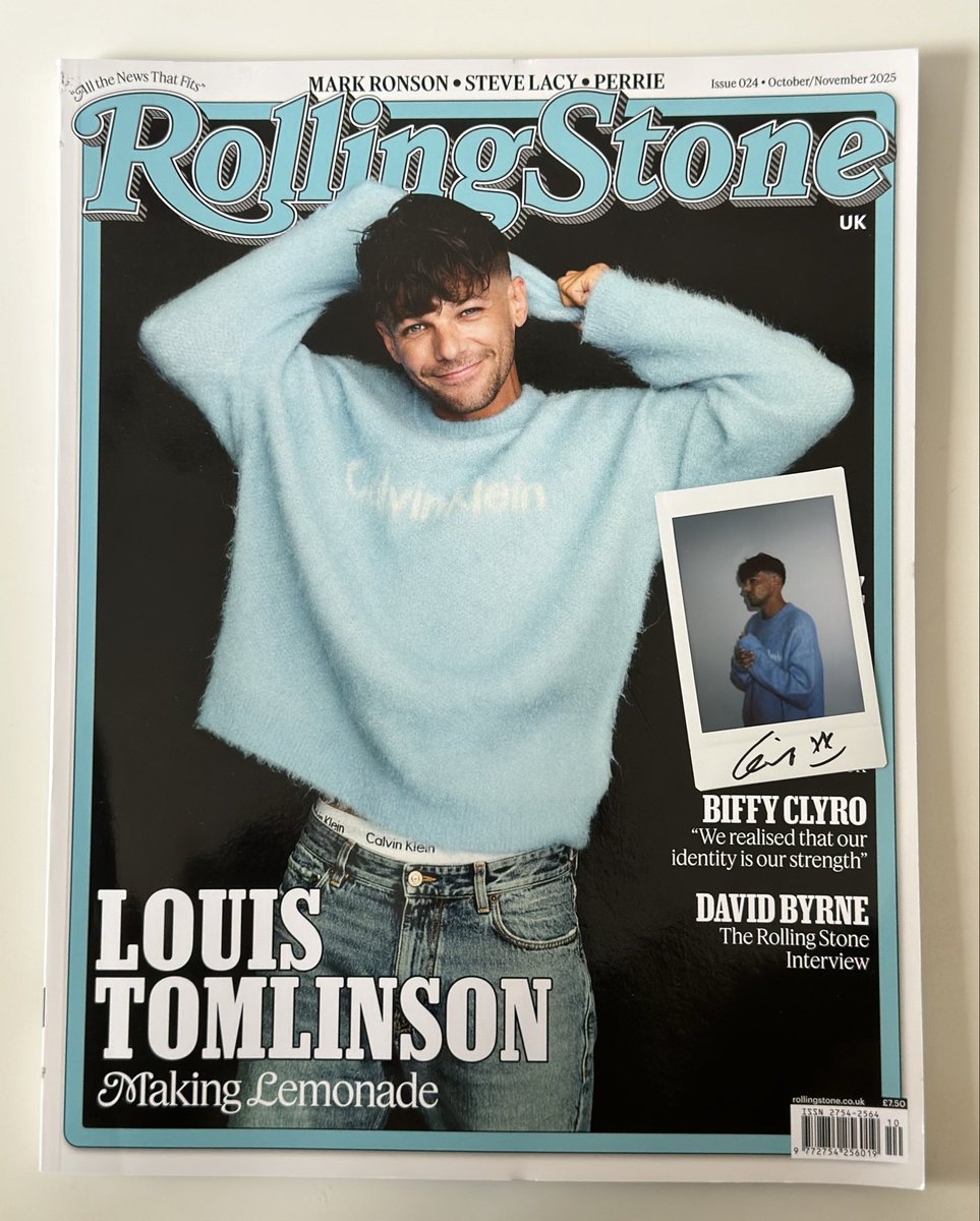 Another fan received another Louis Tomlinson signed polaroid from