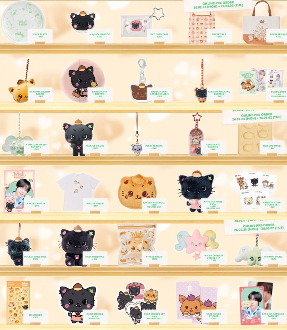 bakery シオニン ポップアップ クリ NCT ぬいぐるみ WISH