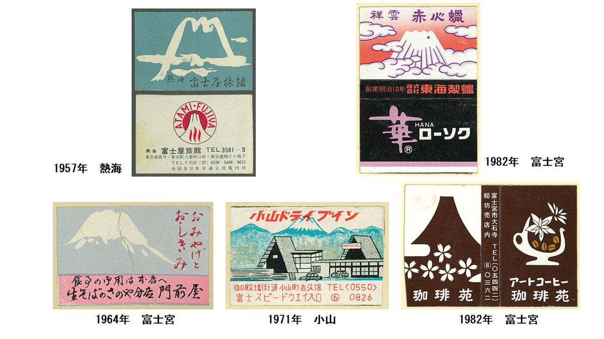 富士山の日 にちなんで、当館蔵「三枝惣治氏マッチラベルコレクション