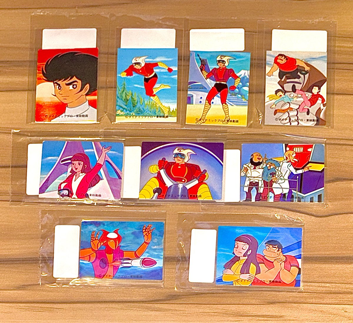 カルビー マジンガーZカード (ダブりも含めて)少し狩りました😄✨