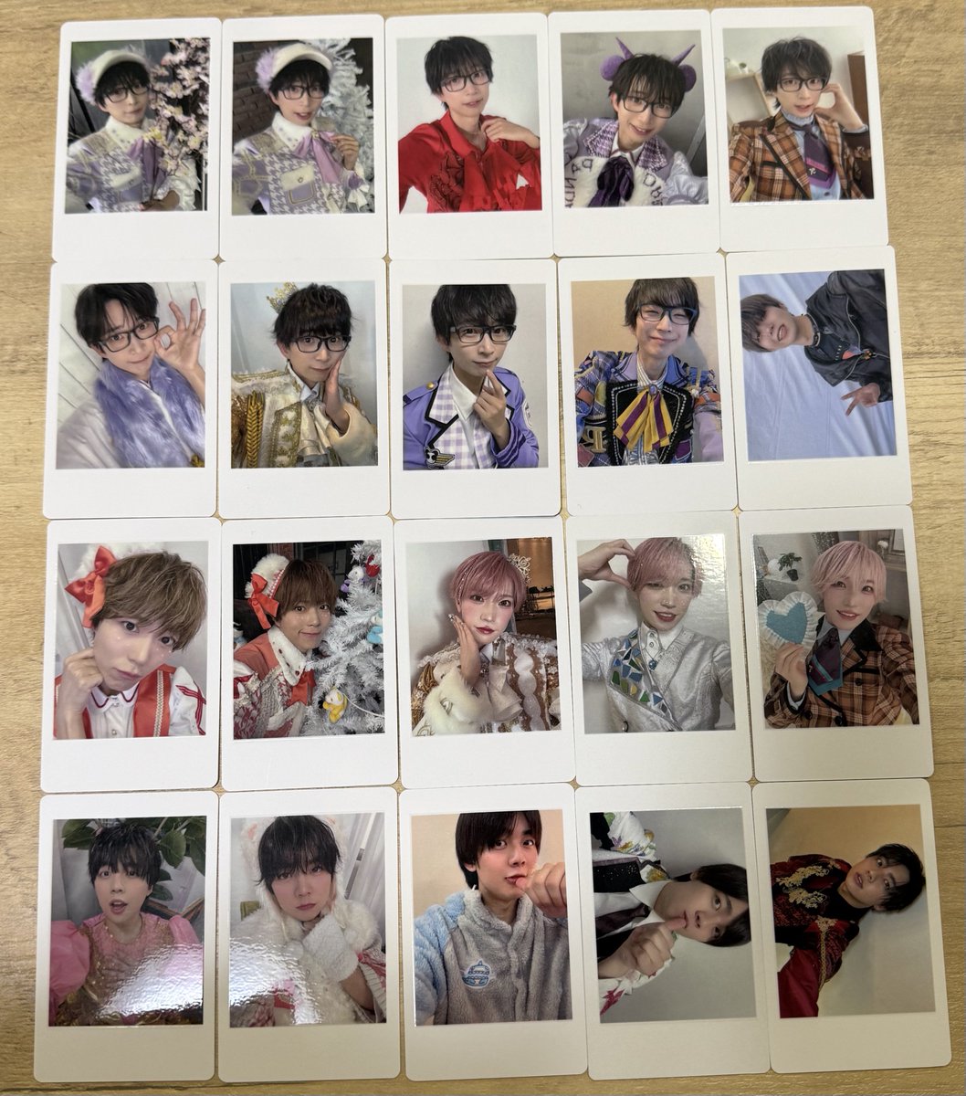 パンダドラゴン パラゴン ハピカ チェキ 交換 【譲】紫 水 桃 赤 【求