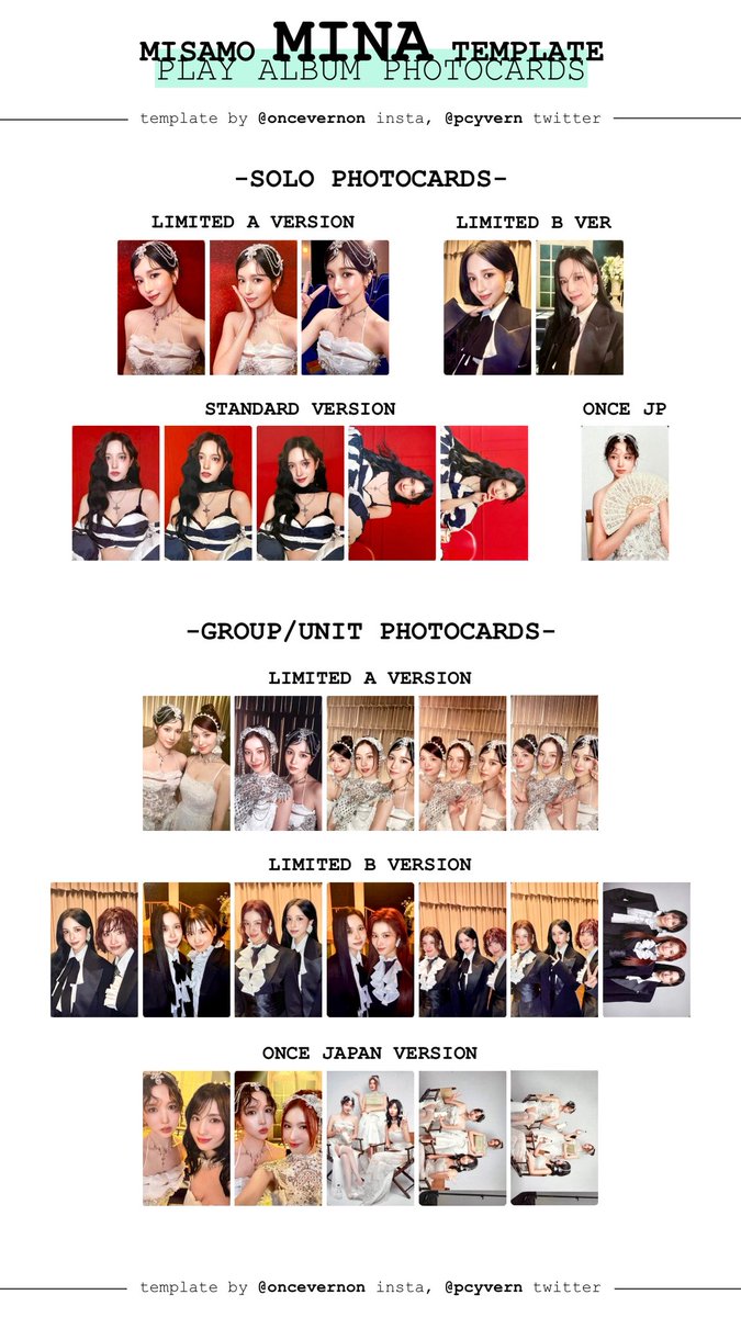 twice misamo mina sana momo 1st japan album play individual member