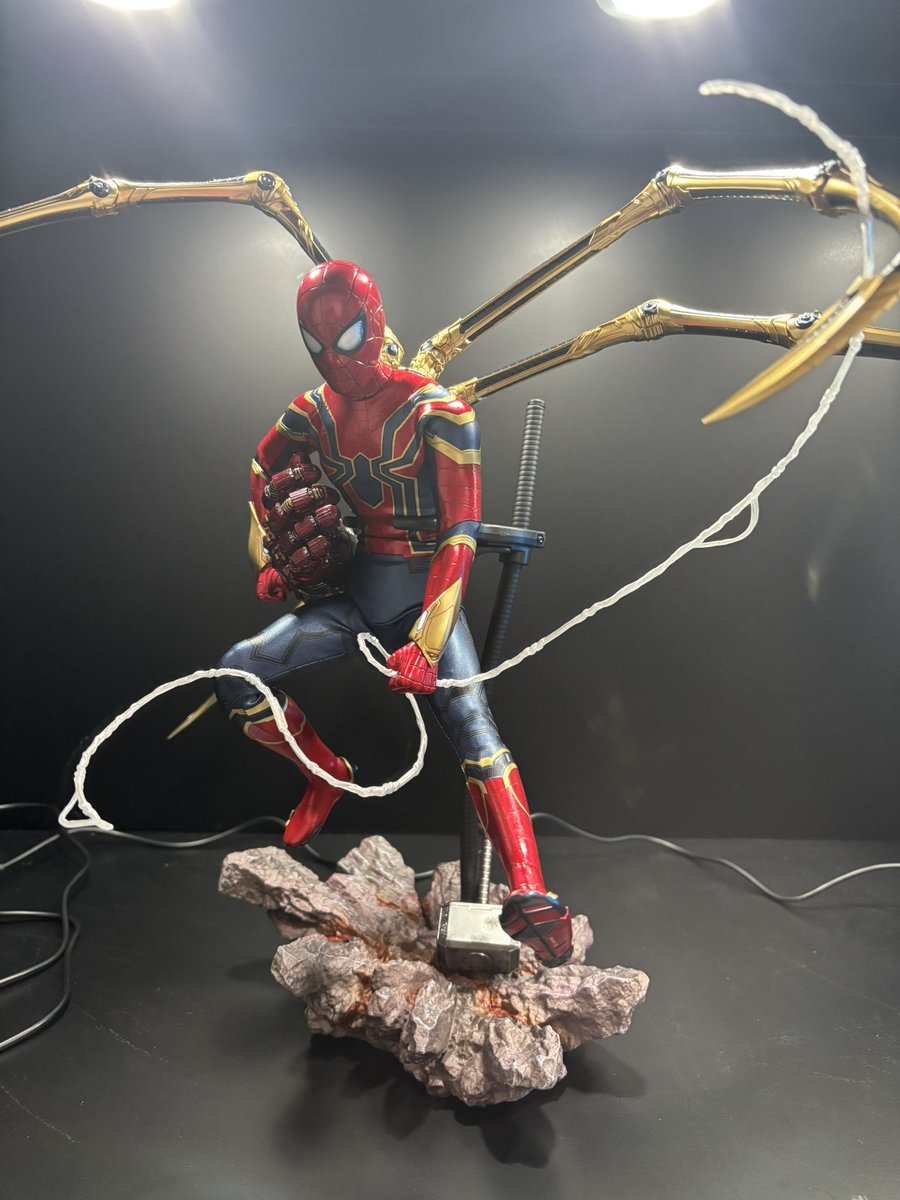 ホットトイズ アイアン・スパイダー開封❗️① まず1番の魅力はヘッド