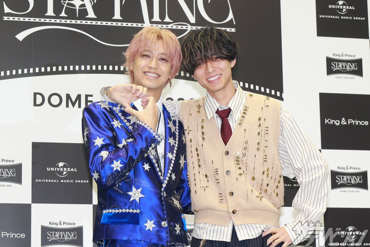 King & Prince DOME TOUR 2026 STARRING」 【東京ドーム公演・囲み取材
