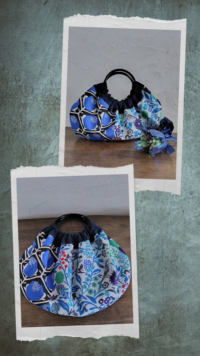 RT @knygr555: 小さめが可愛いころりんグラニーバック・ナチュールblue