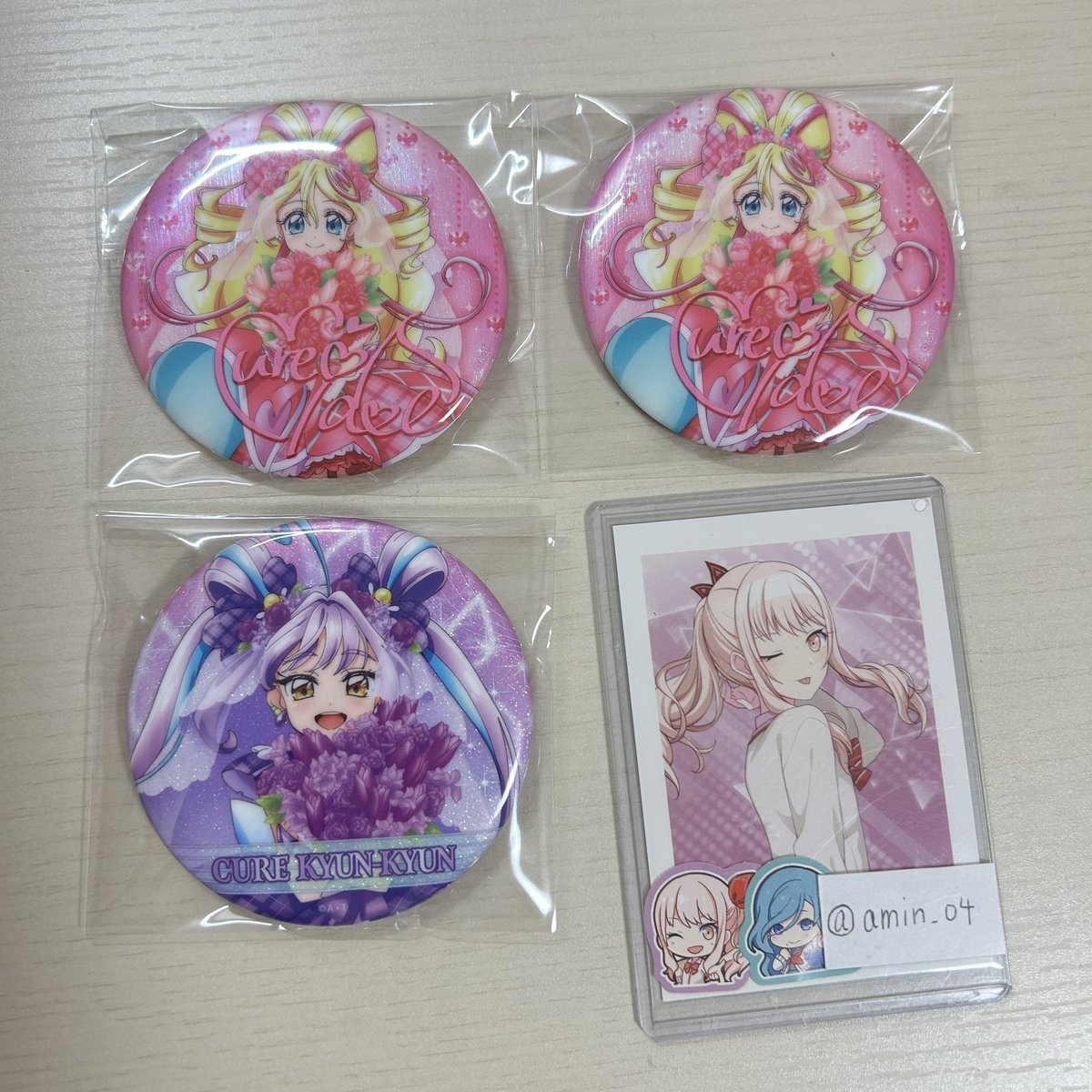 交換】キミプリ感謝祭 缶バッジ 感謝祭 キミとアイドルプリキュア 譲