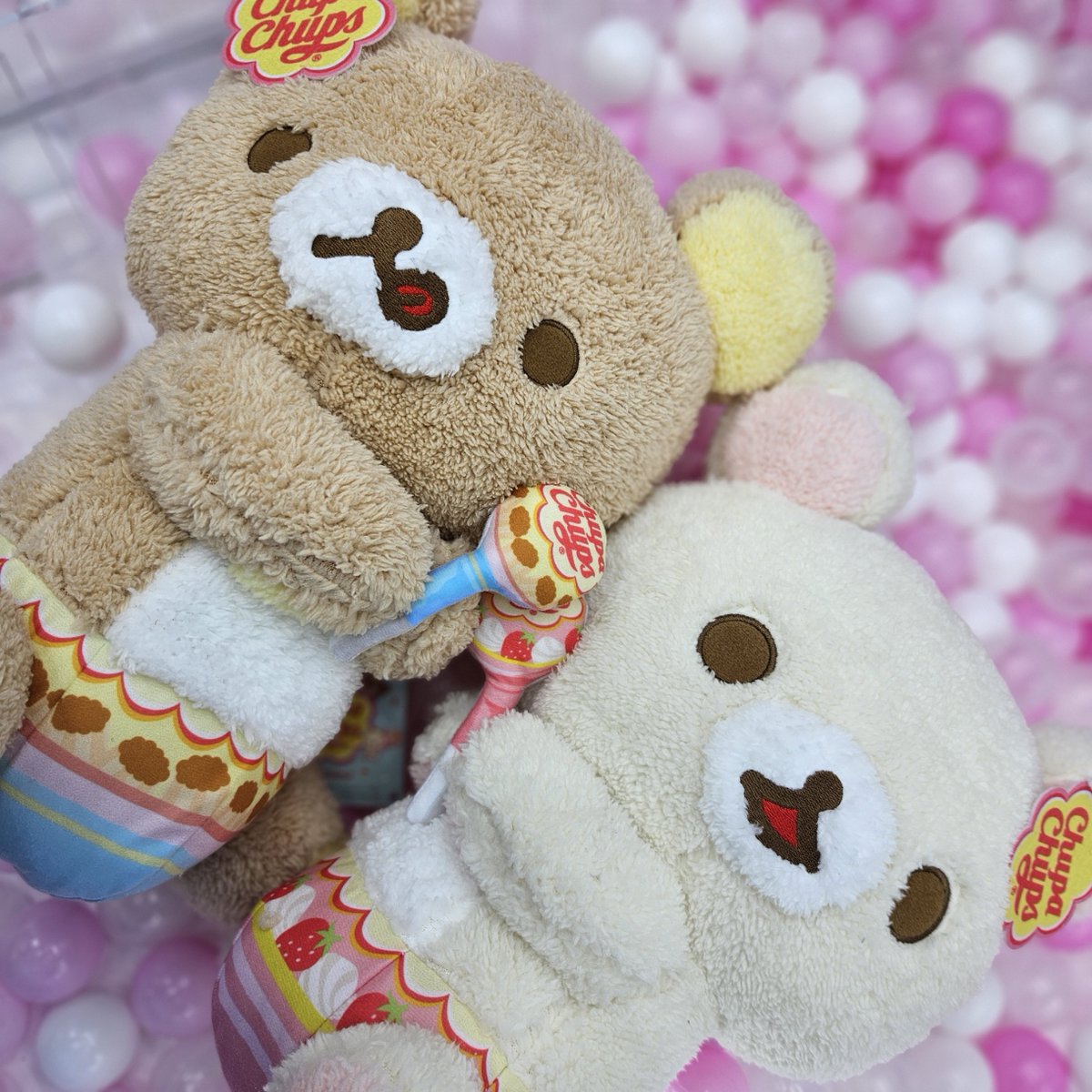 💙新入荷景品情報💙 【リラックマ×チュッパチャプス ぬいぐるみXL