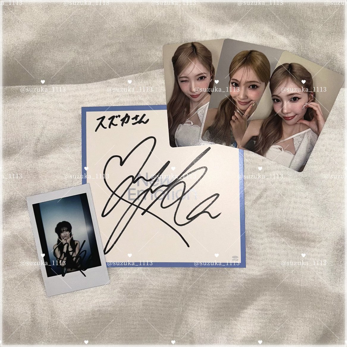 260111 New Emotion オンラインサイン会🍒 やーーっと届いたオンサ