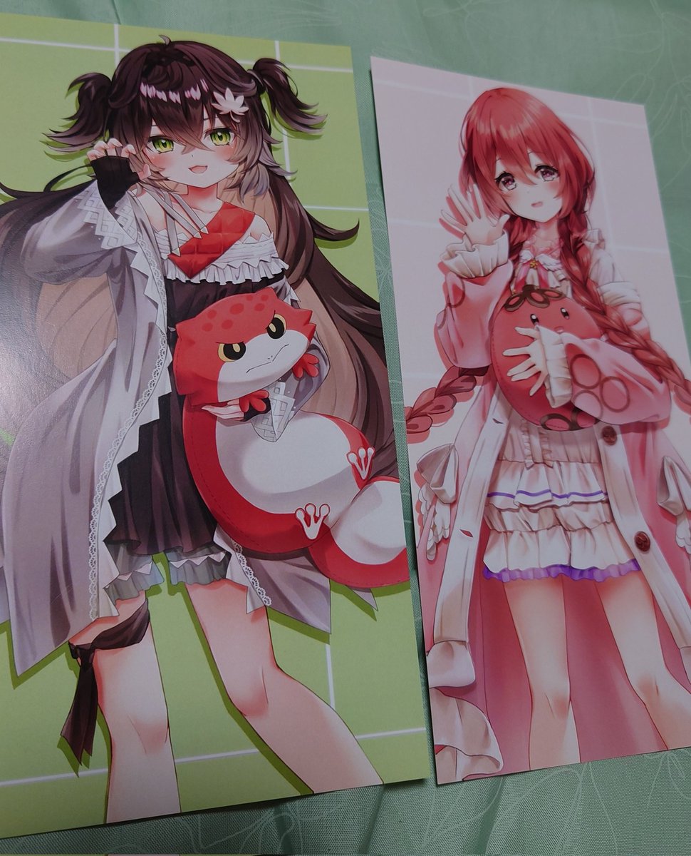 お品書きに書いてなかったのですが当日会場特典で大判両面ポストカード