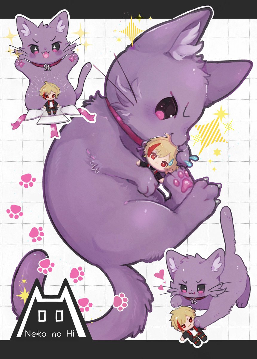 work】#猫の日 のイラスト制作させていただきました！