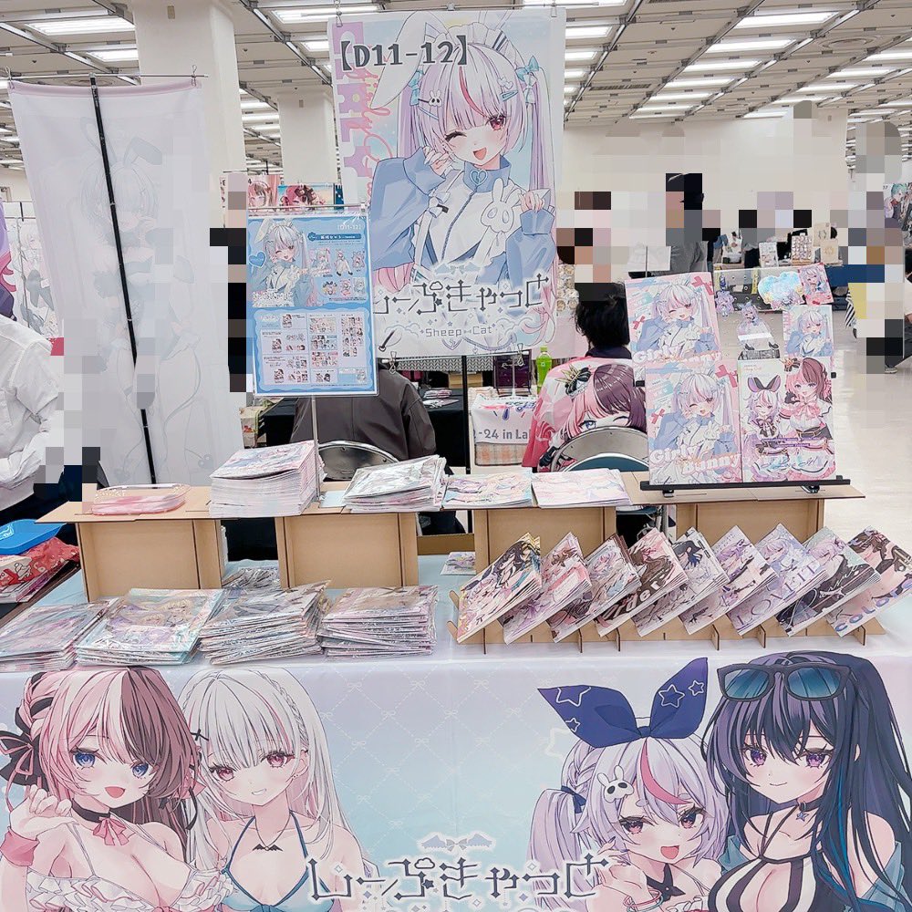 設営完了しました！ 本日はよろしくお願いします( ᎔˘꒳˘᎔)🤍