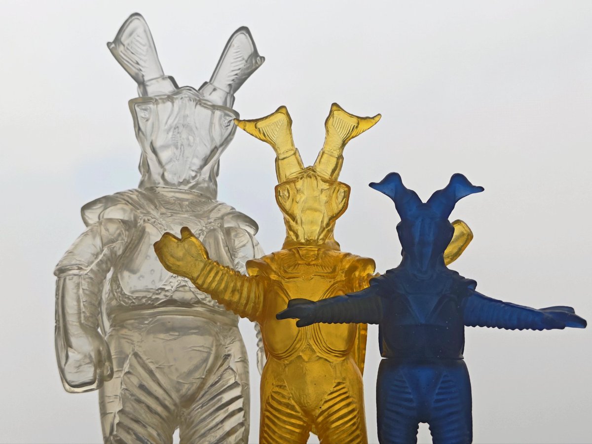 クリア素体のゼットンたち マルサン製 クリアゼットン (福袋品