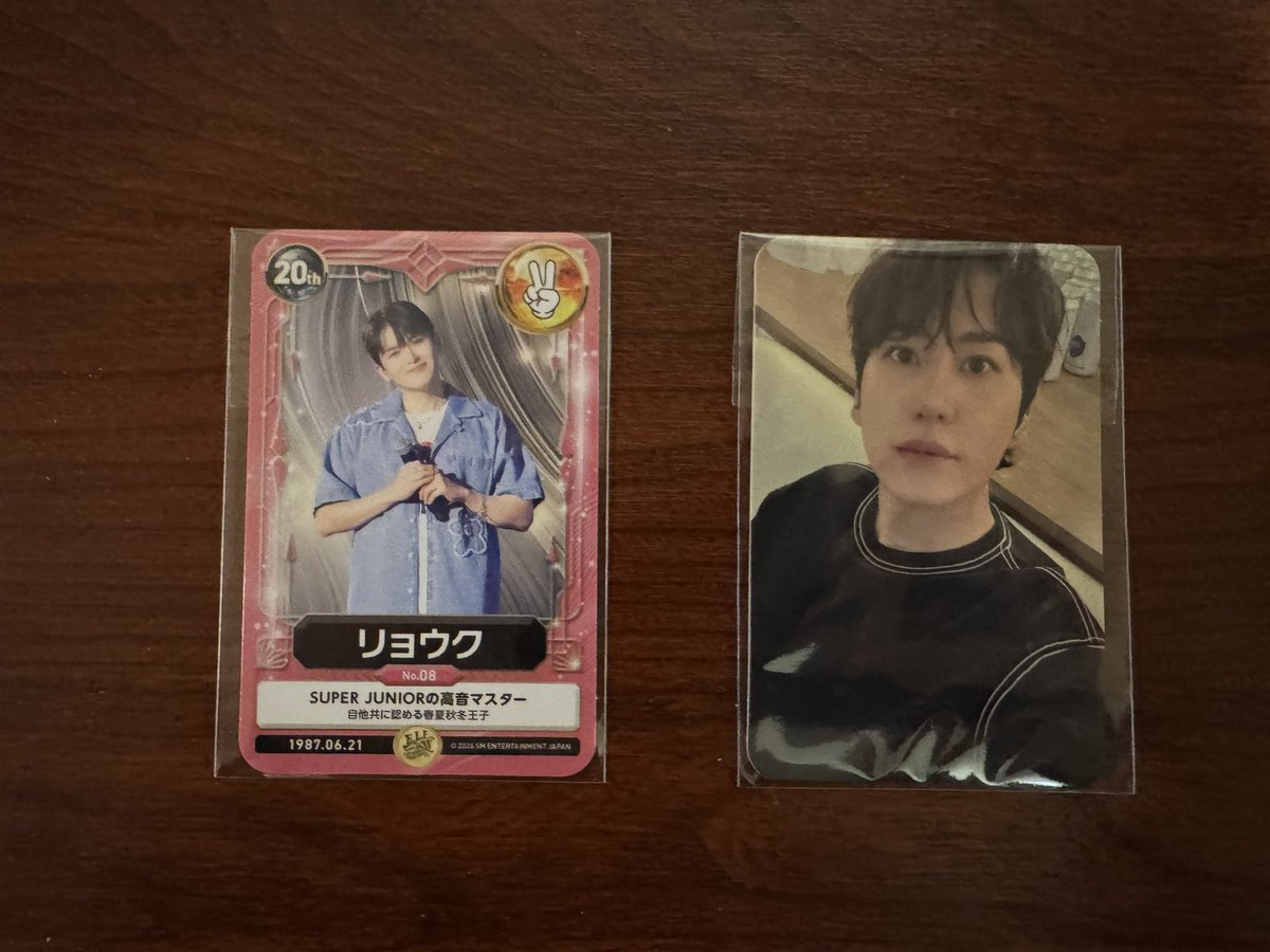 SUPER JUNIOR スジュ E.L.F JAPAN スペシャルキット特典 トレカ 交換