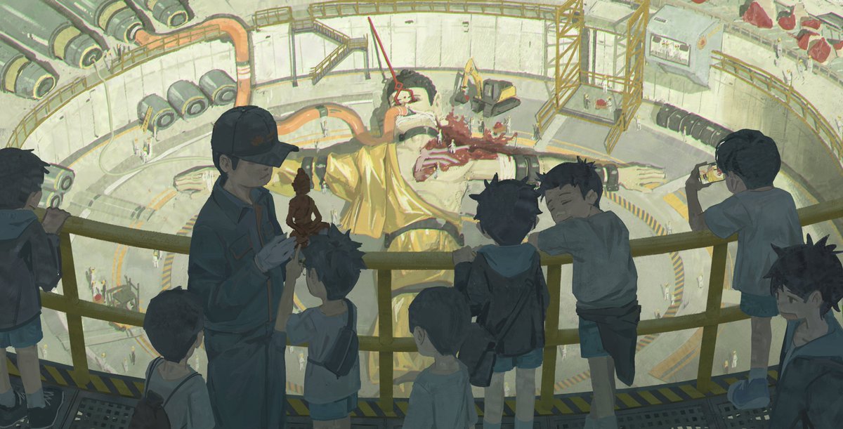 当工場では100年にわたり、地元の名産品である仏像を供給し続けてき