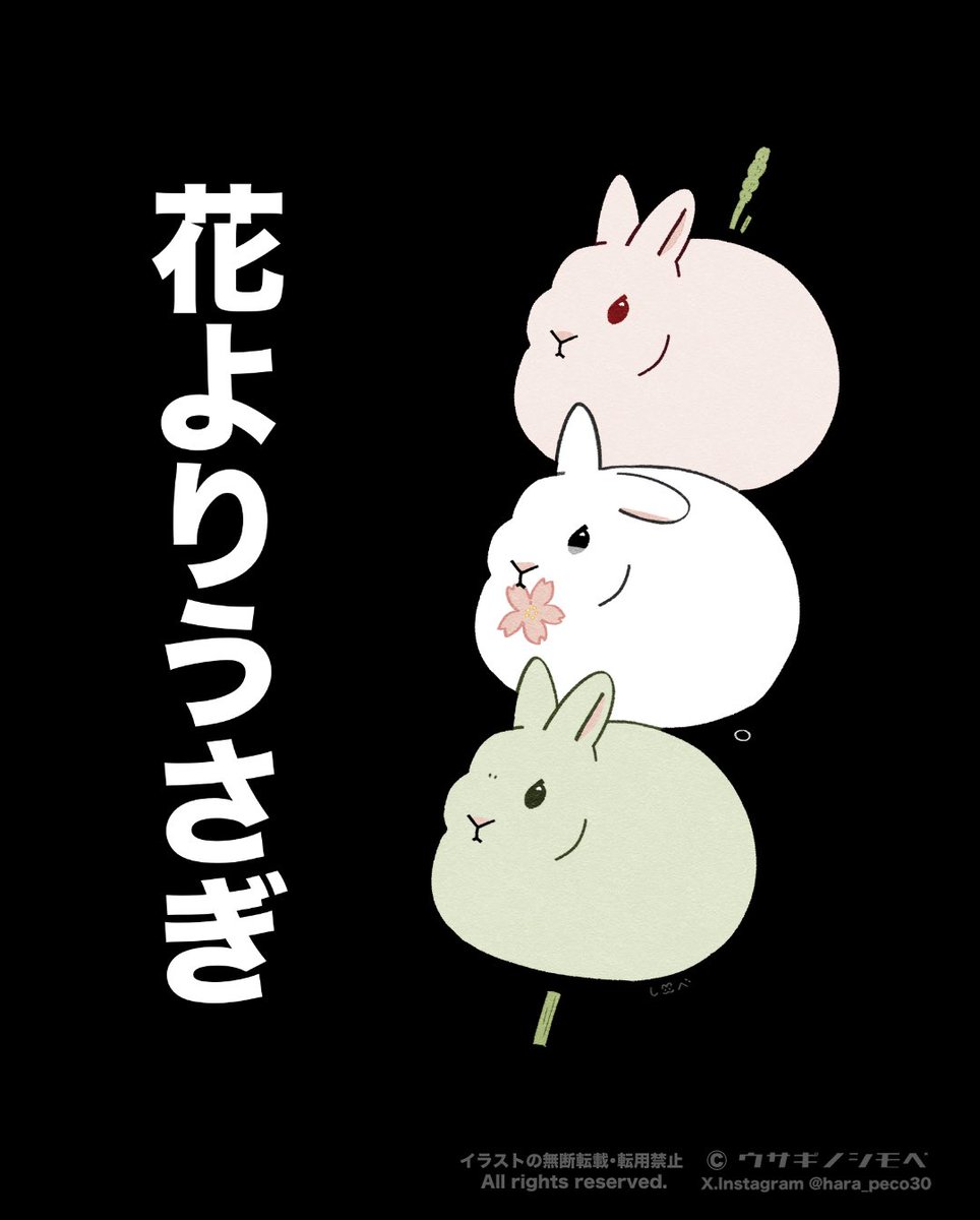 花よりうさぎ🐰🍡🌸