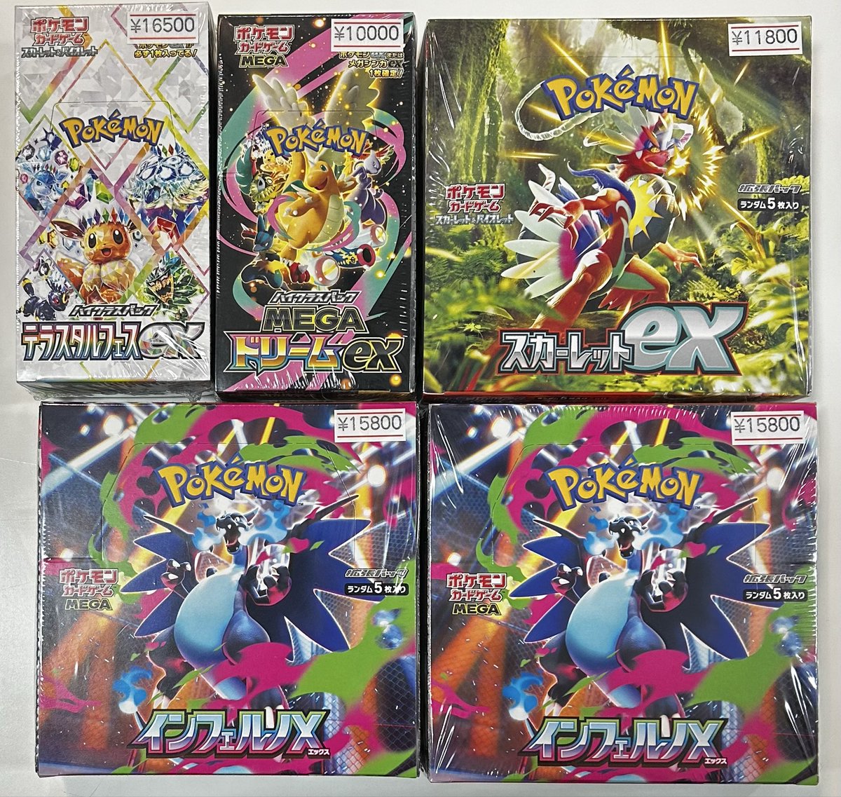 🔥新着商品入荷情報🔥 『BOX未開封』 テラスタルフェスex MEGAドリーム